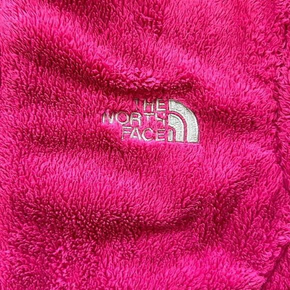 The North Face Women’s Hot Pink Barbie Teddy Fuzzy Soft Fleece Zip Up Jacket | S - Picture 5 of 12